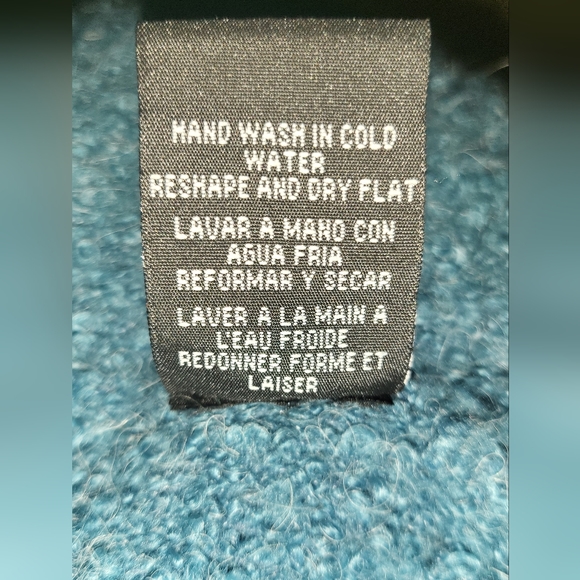 BEBE Chunky cardigan sweater Teal blue Size S - Picture 6 of 6